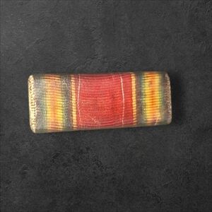 US Military Ranking Ribbon Pin WWII Collectible Lapel Uniform